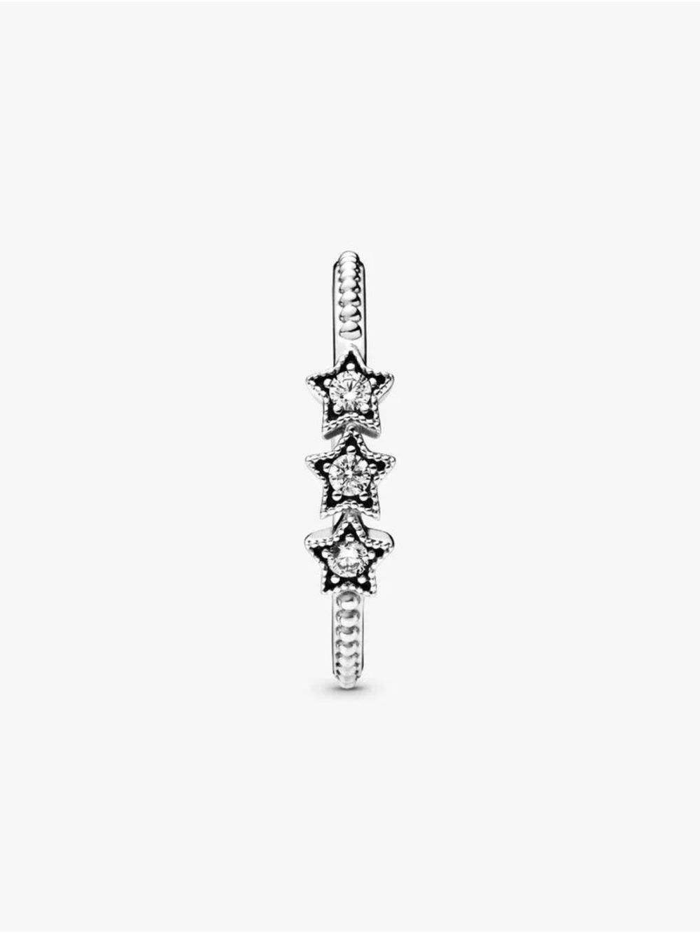 Pandora 3 Star Sterling Silver Ring